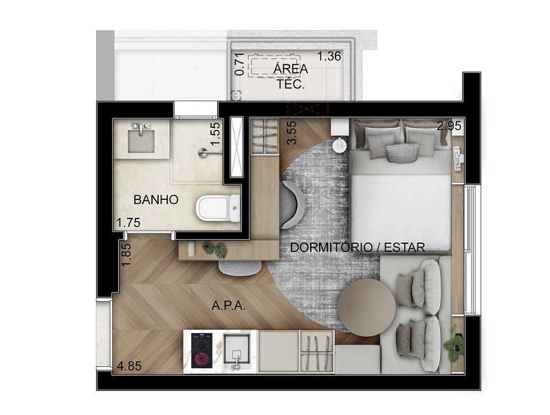 How many expats live in Brazil2900
